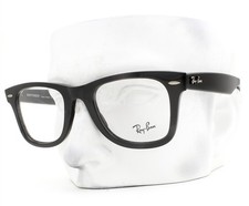 Ray-Ban Wayfarer Ease Eyeglasses Glasses RB 4340V 2000 Shiny Black 50mm w/case