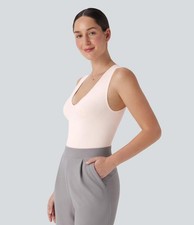HALARA Flow V Neck Sleeveless Work Shapewear Bodysuit-Easy Peezy Edition Size XL