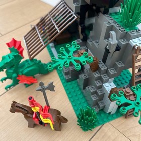 LEGO System Castle Dark Dragon's Den 6076 In 1993 Used Retired W/Manual As Is