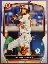 2023 Bowman 1st Edition #BPPF-144 Colton Cowser Baltimore Orioles