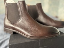 OLIVER SWEENEY PETROSINO CHELSEA BOOTS SIZE 7 Deerskin Leather Brand New In Box