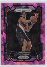 2023-24 Panini Prizm Pink Ice Prizm Rayan Rupert #140 1n4g