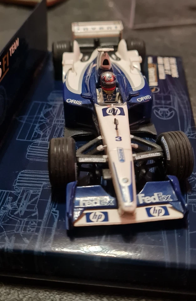 Modellino F1 1:43 Williams FW 25 2003 Juan Pablo Montoya - Minichamps - Immagine 3 di 4