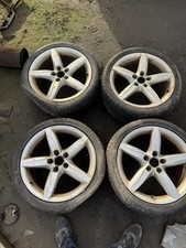 Audi A4 2008 18” Alloy Wheels x4 8Jx18 ET47 Genuine OEM Scrapes