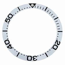 BEZEL INSERT FOR 41MM CASE OMEGA SEAMASTER 2231.50, 2532.20,2542.80 SILVER GRAY