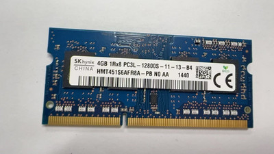SK Hynix 4GB HMT451S6AFR8A-PB 1Rx8 PC3L-12800S-11-13-B4 Laptop Memory
