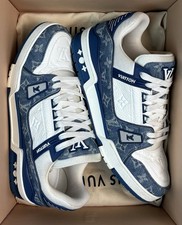 Louis Vuitton Denim Trainer Blue LV Size 9 / EU43