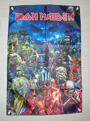 Iron Maiden All Eddies 2ft Tall Banner Flag Poster