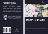 Distel Dantio Tiomo | Vertaling Van Spreuken: Problemen En Methoden | Buch
