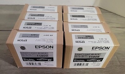 Epson T5809 UltraChrome K3 Light Light Black 80ml Printer Ink Cartridge