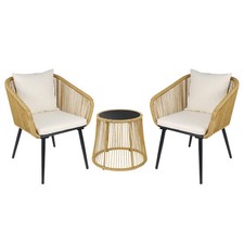 Bistro-Set Sofia 3tlg. inkl. Kissen