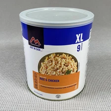 Mountain House Rice and Chicken Freeze Dried Emergency Food #10 Can - 1 Can