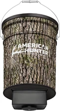 50 LB Hanging Feeder | Hunting Durable Lightweight Camo Metal Game Feeder with A