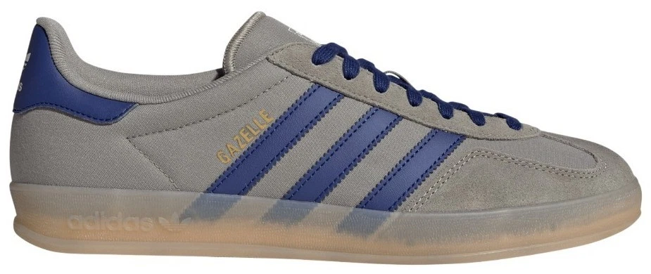 Adidas Gazelle Indoor Silver Pebble Victory Blue for sale | eBay