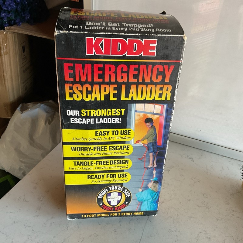 Kidde 2 Story (13 Foot) Emergency Escape Ladder Never Been Used