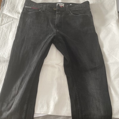 Tommy Hilfiger Slim Tapered Jeans Hose Grau 30/32 Herren 