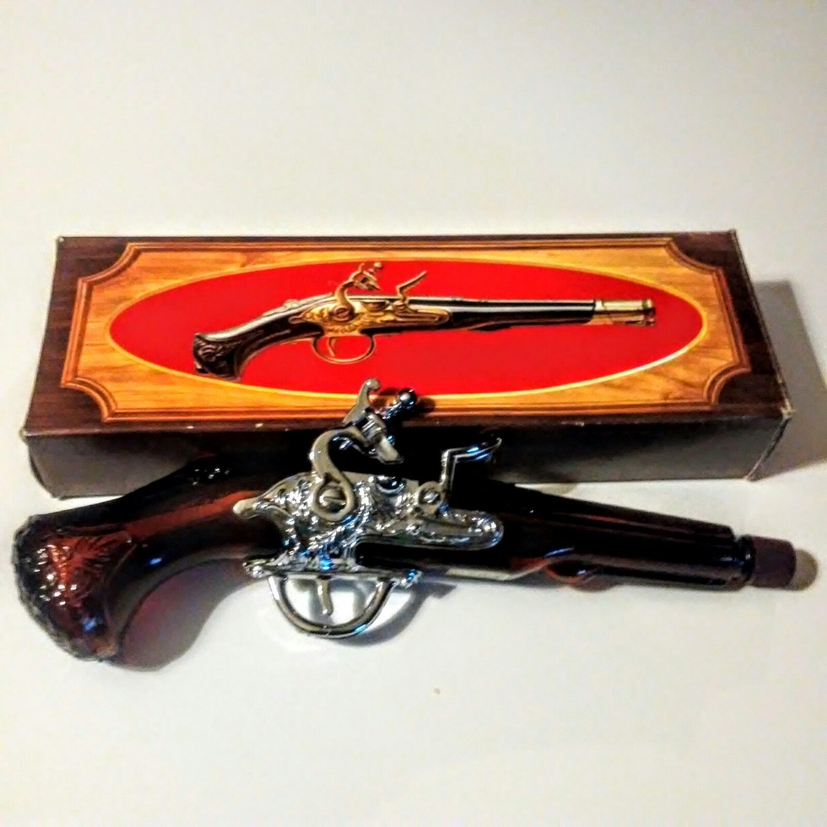 Vintage AVON Dueling Pistol II Tai Winds After Shave Decanter
