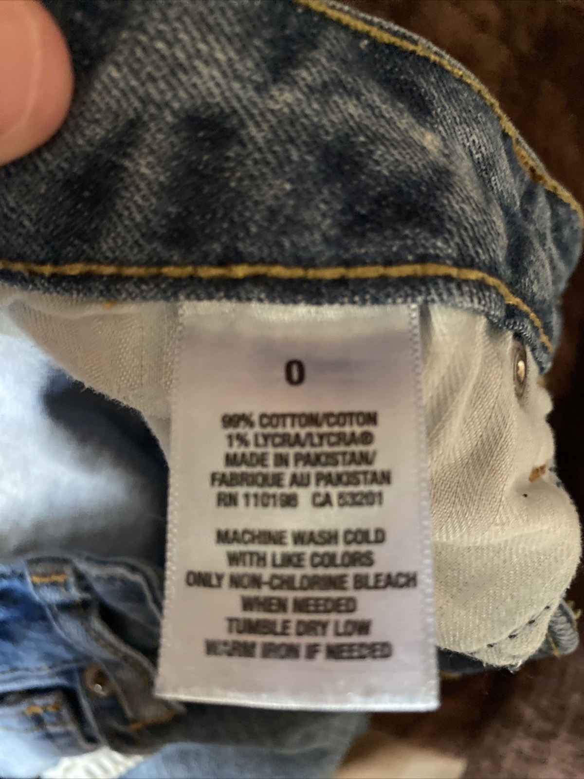 Aeropostale Denim Capri Crop Size 0