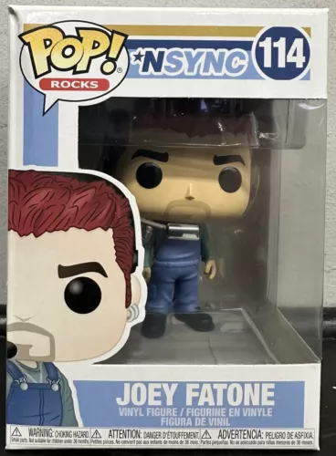 Funko Pop! ROCKS NSYNC JOEY FATONE #114 Vinyl Figure NEW W/Pop Protector
