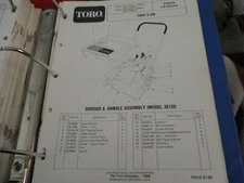 Toro s-200 38120 38130  snow thrower Parts Catalog Manual 1979