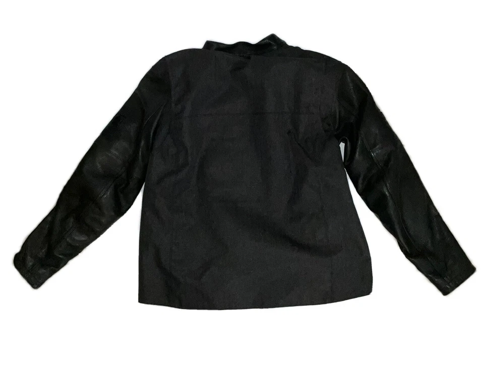 Icon Vigilante Mens Jacket Size XL Polyester Leather Zip Armor D30 Liner Remove - Image 2 of 4