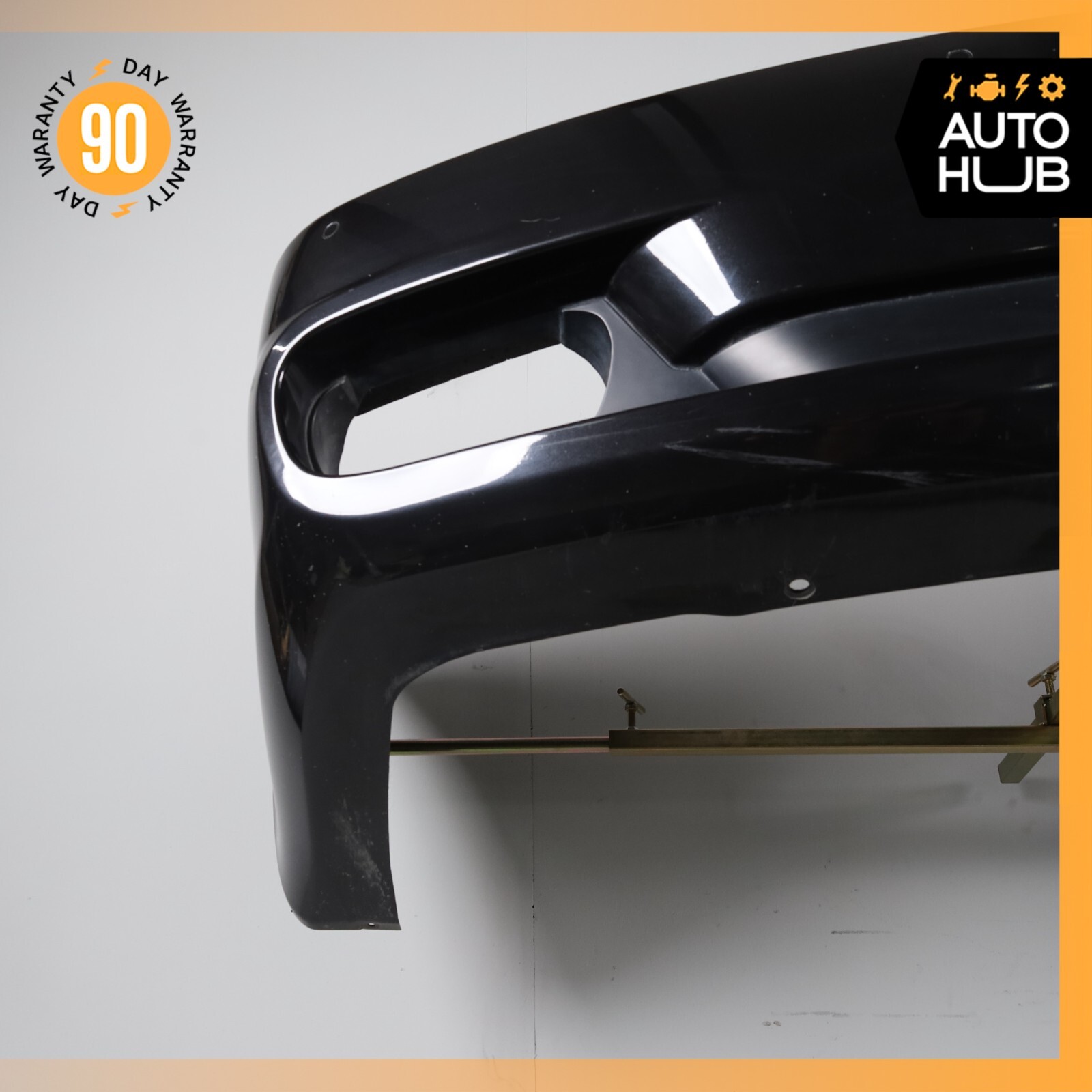 09-13 Maserati Quattroporte S GT S M139 Sport Rear Bumper Cover Black OEM 68k