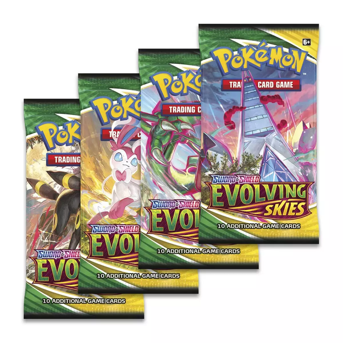 Pokemon TCG: Sword & Shield - Evolving Skies Sleeved Booster Pack – TBC  Games