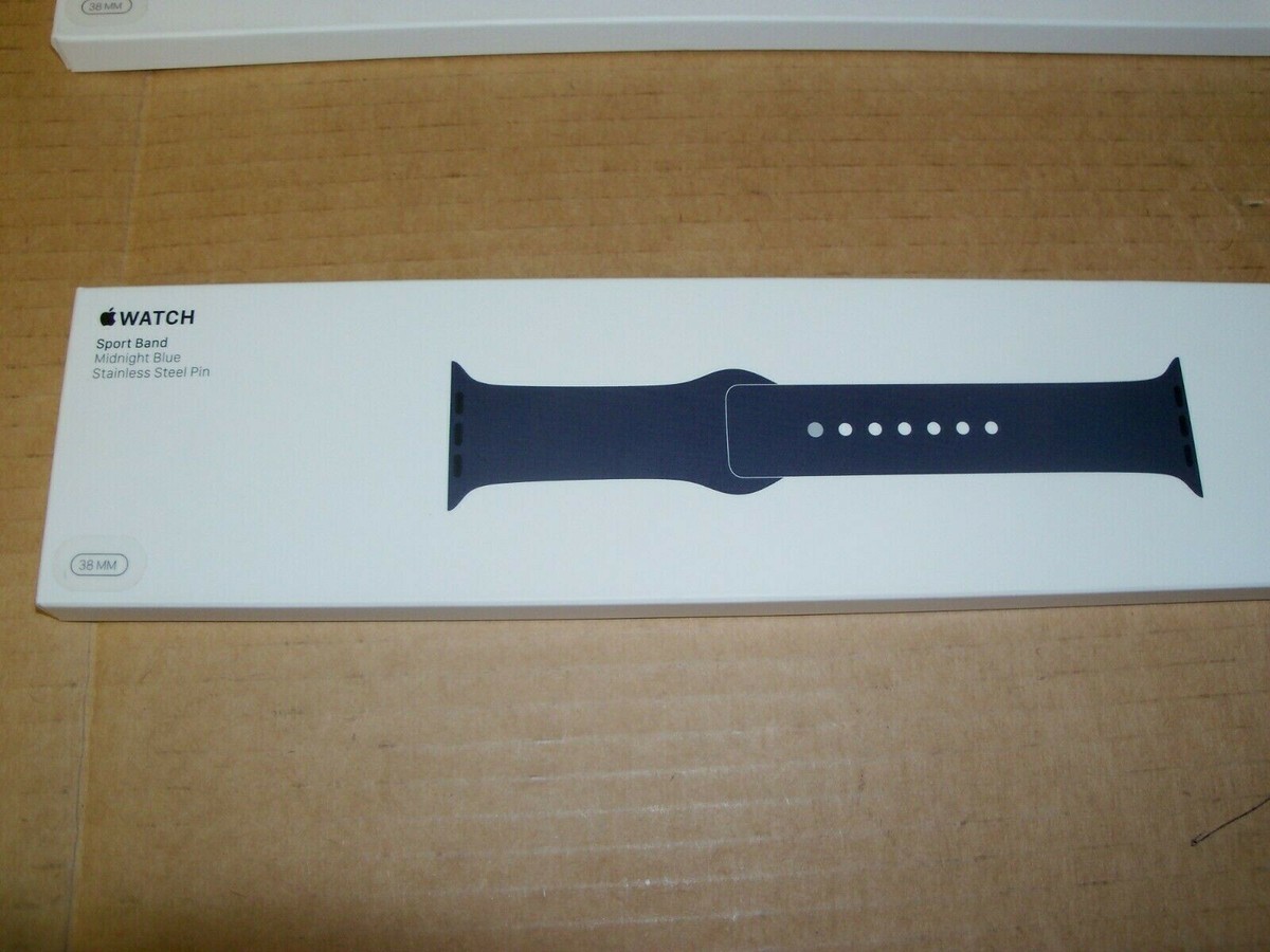 Apple Watch Sport Band 316L Stainless Steel Midnight Blue