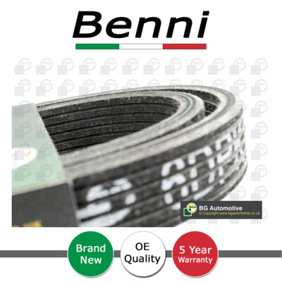 V Ribbed Drive Belt Benni Fits VW Transporter Caddy Sharan 1.9 TDi 2.0 D