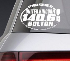 2018 IRONMAN UK Decal For Car Luggage TRIATHLON, RUN BIKE SWIMMING