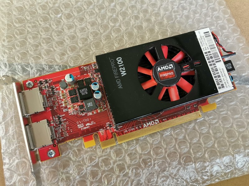 AMD FirePro W2100 2GB DDR3 Graphics Card - 2x DisplayPort