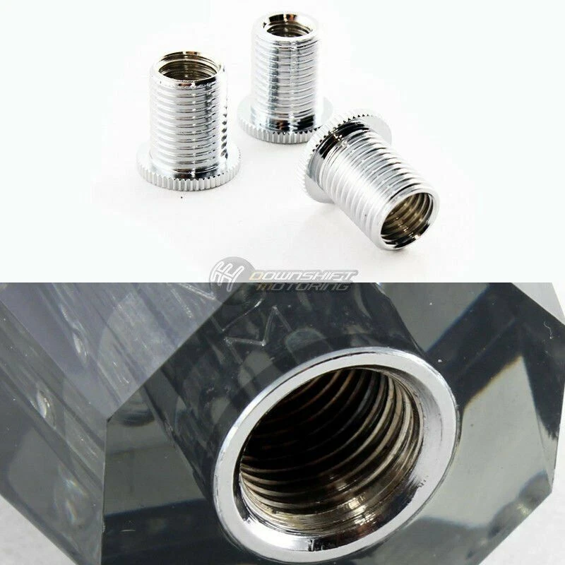 JDM Universal Diamante Cristal Estilo VIP Palanca de Cambio Manual Perilla de Cambio 60MM Ahumada Foto 3 de 4