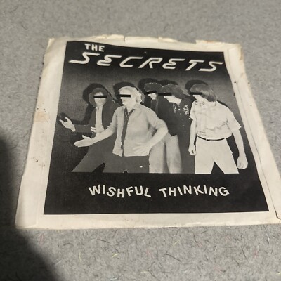 The Secrets Rock And Roll Heartbeat/Wishful Thinking 45 Single RARE!