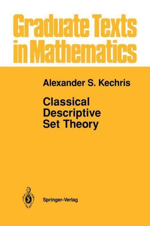 Thumbnail - Alexander Kechris | Classical Descriptive Set Theory | Buch | Englisch