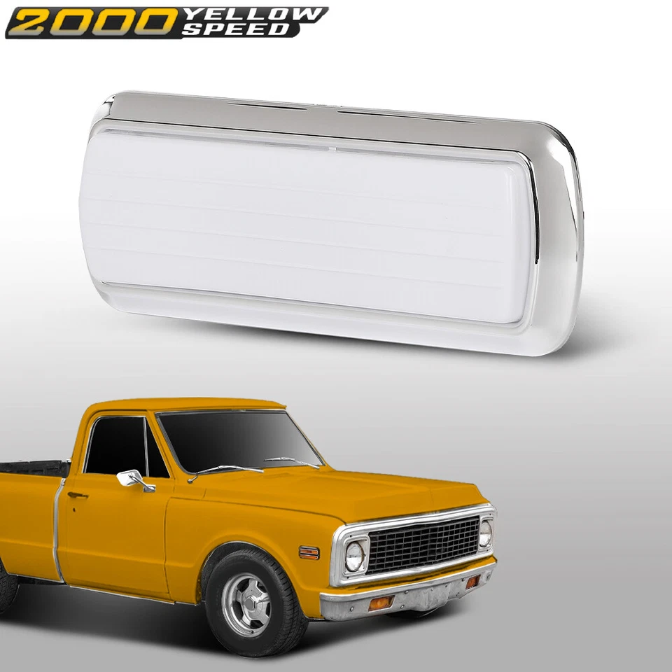 Fit For 1960-72 Chevy Gmc Pickup Truck C/k 10 20 30 Light Lamp Assembly Chrome Foto 2 de 4