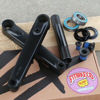 BMXクランク Fitbikeco BLUNT 165mm/24mm black