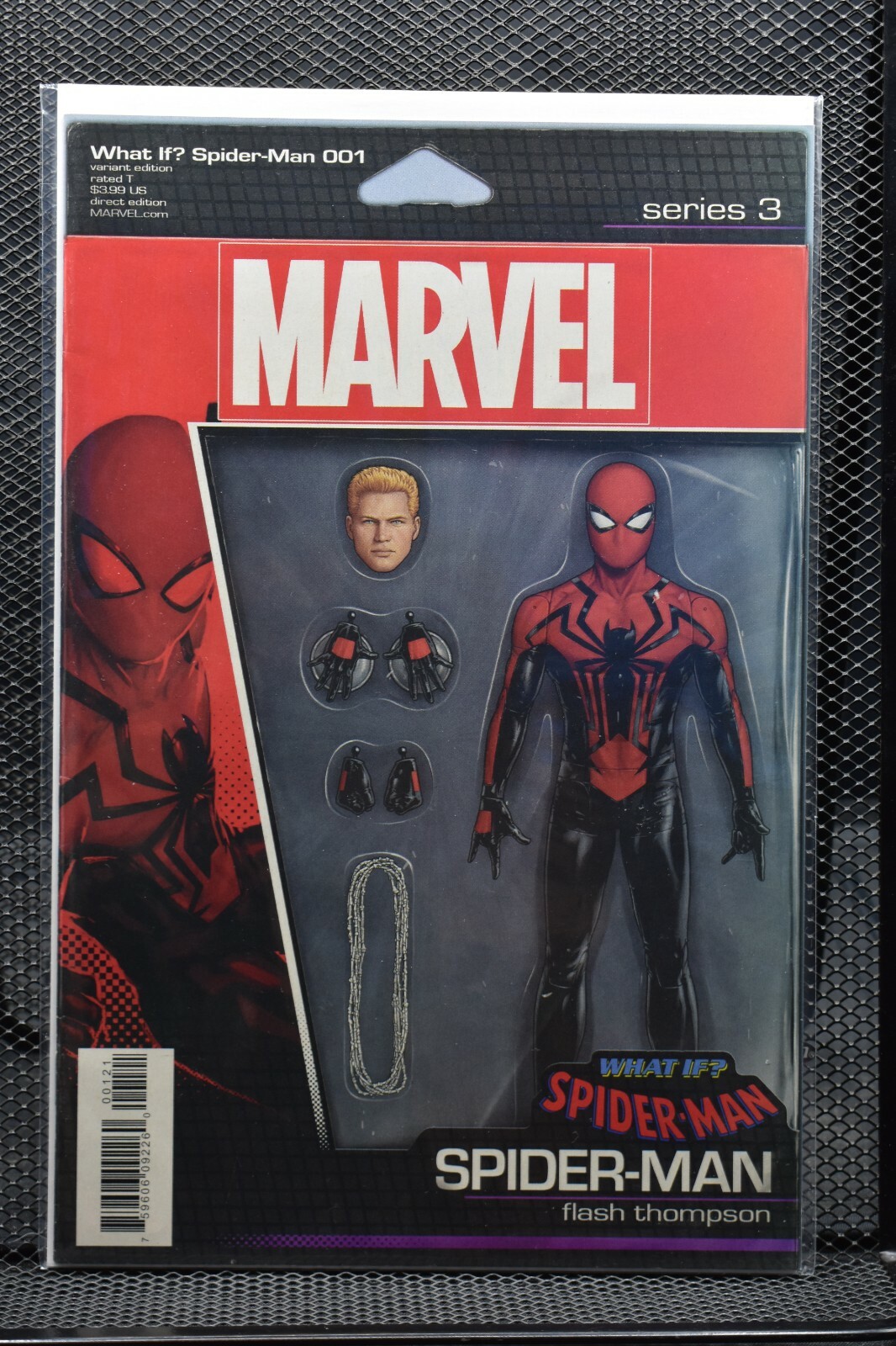 What If 1 Flash Thompson Became SpiderMan Action Figure Variant Marvel