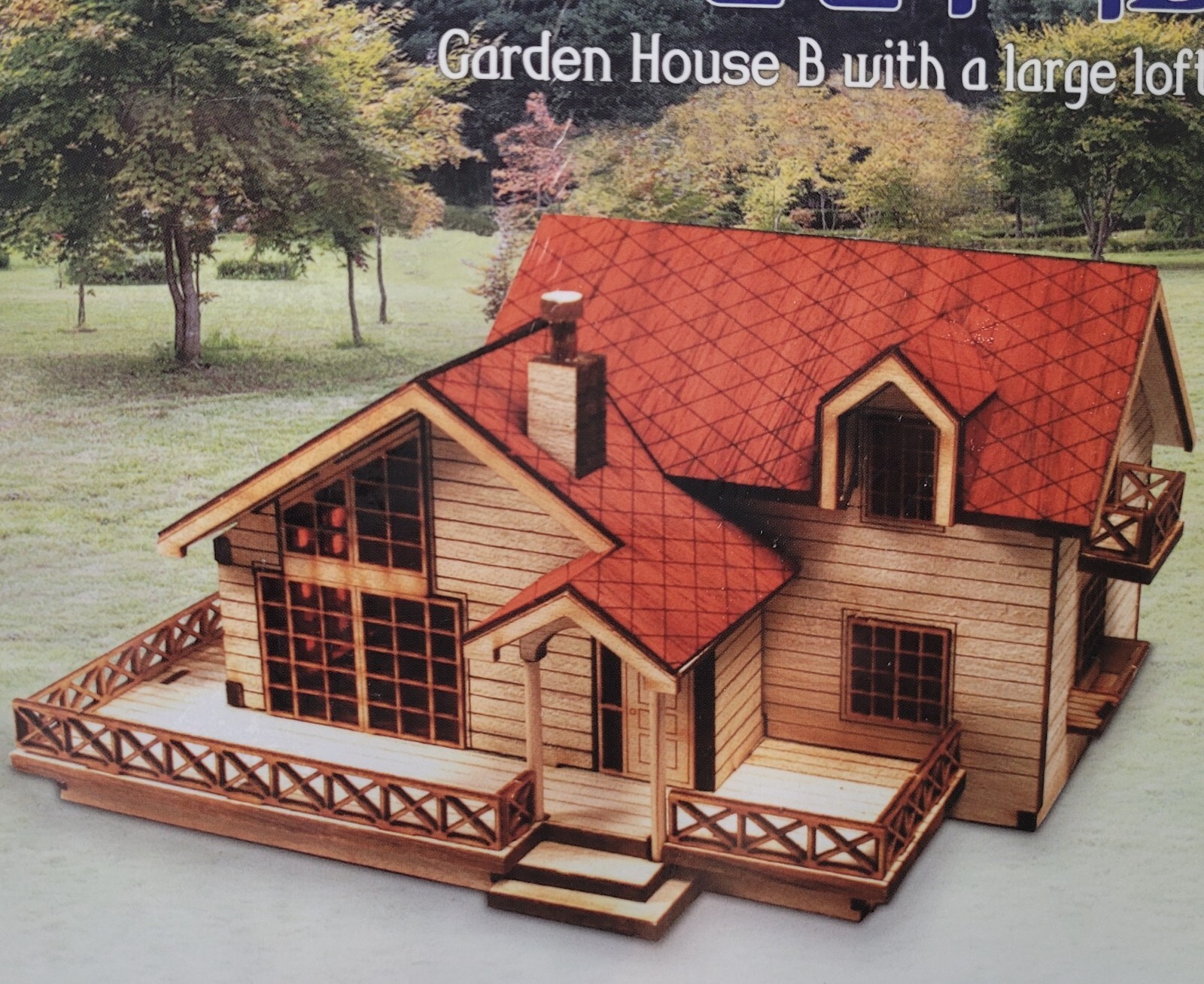 Garden House B With Loft Ho By Youngmodeler Ym635&nbsp;