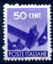 DEMOCRATICA - CENTESIMI 50  NUOVO ** MNH