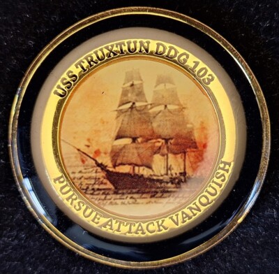 DDG-103 USS TRUXTUN CPO CHIEF MESS - Navy Challenge Coin