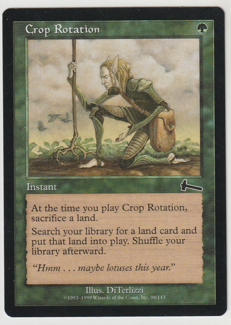 輪作/Crop Rotation foil Crop Rotation [98] [Urza's Legacy] [Foil] – Face to Face Games