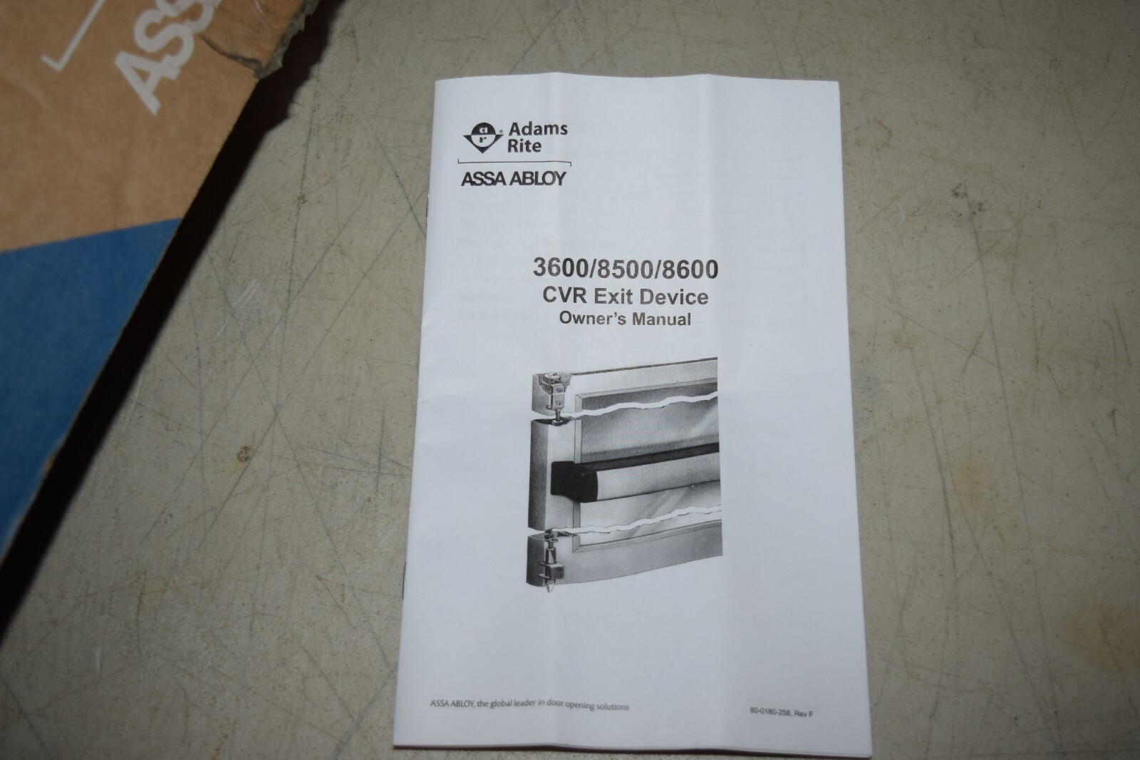 Adams Rite Assa Abloy 8500 Series Model 3600 CVR Exit