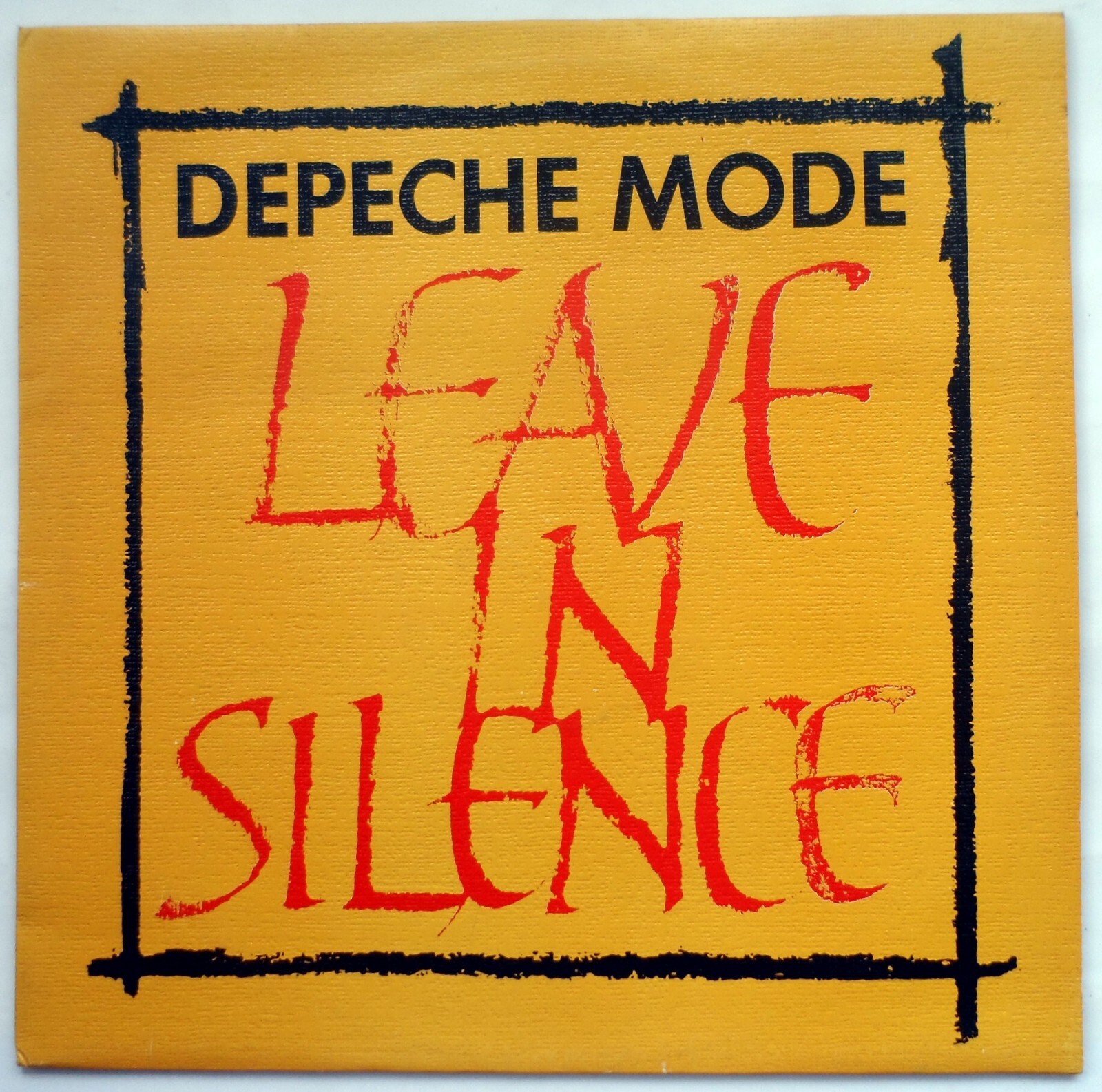 DEPECHE MODE - LEAVE IN SILENCE 12"" VINYL 1982 MUTE 12BONG1 *VG+/VG+*