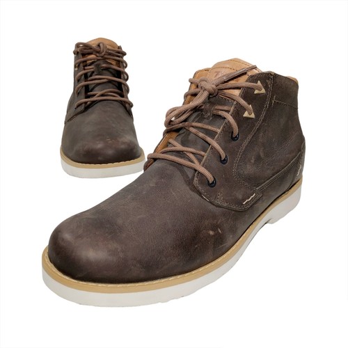 Teva Durban Bison Brown Leather Chukka 