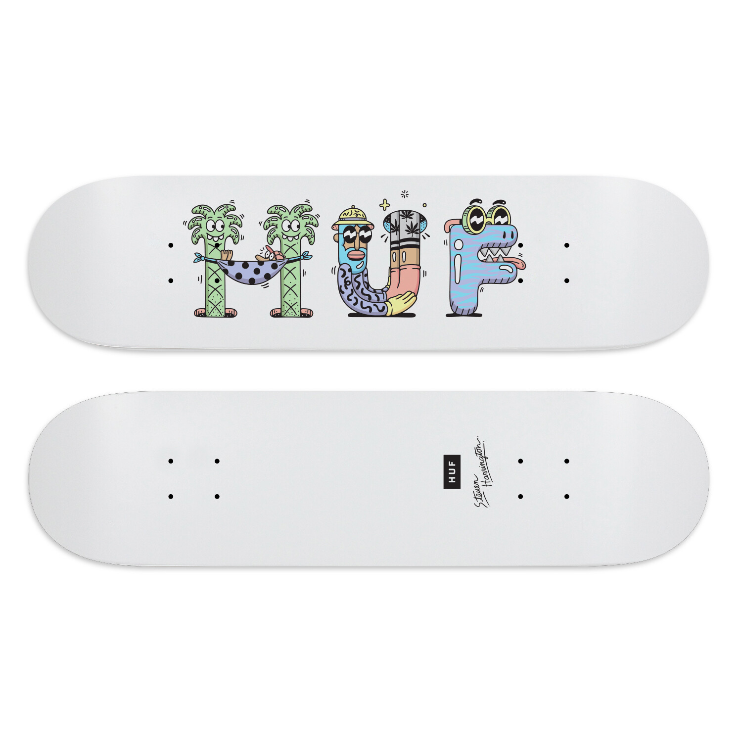 Steven Harrington Huf Pro Skateboard Deck 8.25
