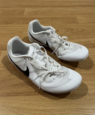 Nike Zoom Rival White Black Track & Field Spike Shoes DC8749  display picture 1
