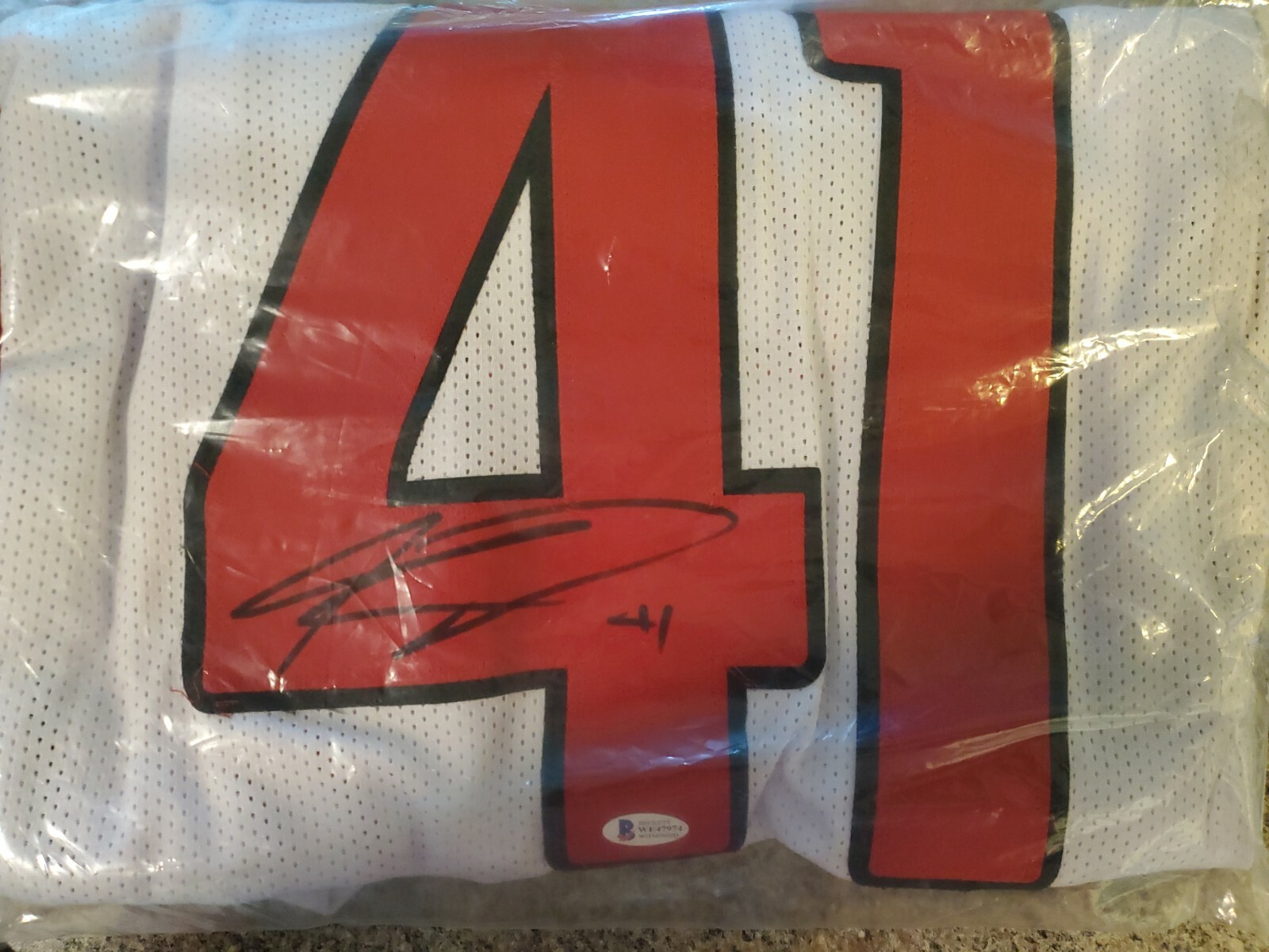 Kenyan Drake Arizona Cardinals Beckett Authenticated Auto Cardinals Jersey 