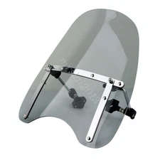 Windshield Windscreen Motorcycle 7/8" or 1" Handlebars Hardware Mount Kits Smoke