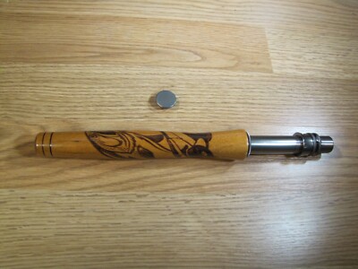 Laser Burned Cherry Half Wells Fly Rod Handle kit, Hidden Hood, A6c ...