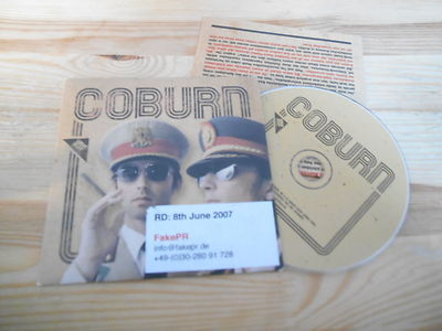 CD Indie Coburn - Same / Untitled (19 Song) Promo GROOVE ATTACK cb / Presskit